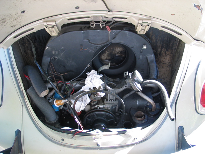 vw beetle engine compartment. Here#39;s the engine compartment