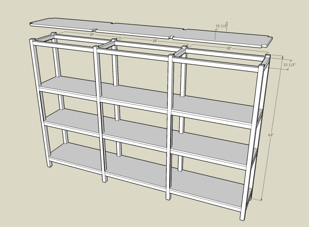 Basement Shelf Plans