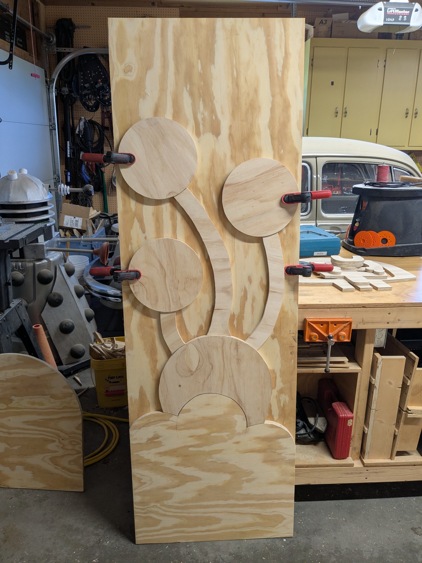 Three eyes? Three heads? You decide! Mockup of a three-eyed alien panel