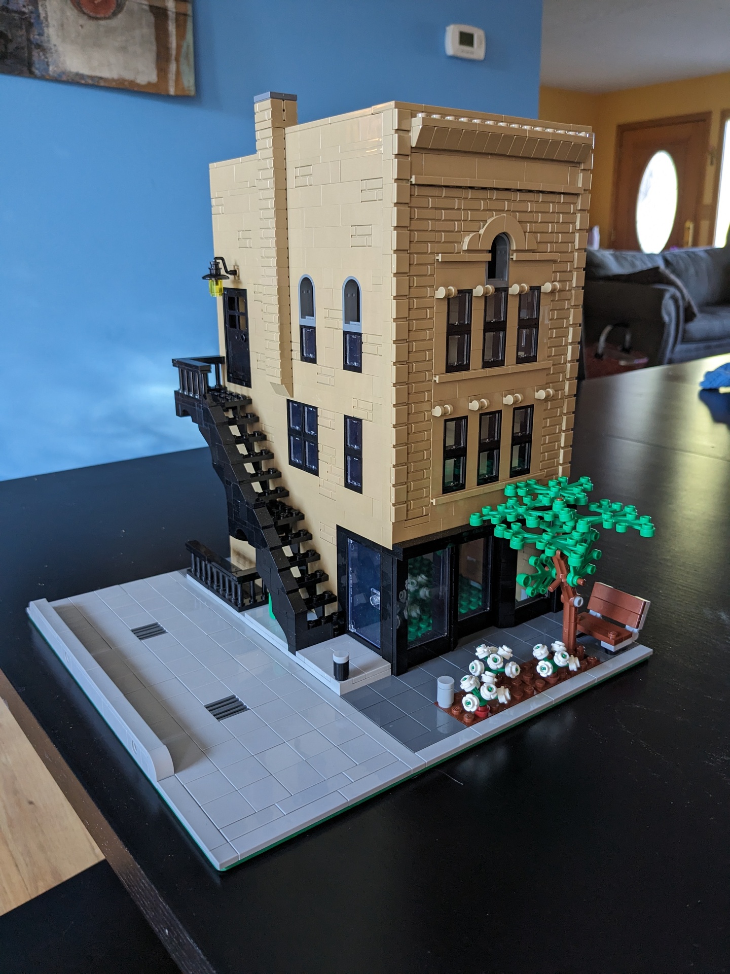 The completed model